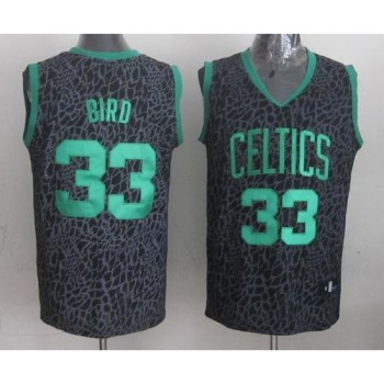Celtics #33 Larry Bird Black Crazy Light Stitched NBA Jersey Celtics #33 Larry Bird Black Crazy Light Stitched NBA Jersey