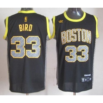 Celtics #33 Larry Bird Black Electricity Fashion Stitched NBA Jersey Celtics #33 Larry Bird Black Electricity Fashion Stitched NBA Jersey