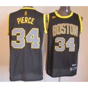 Celtics #34 Paul Pierce Black Electricity Fashion Embroidered NBA Jersey Celtics #34 Paul Pierce Black Electricity Fashion Embroidered NBA Jersey