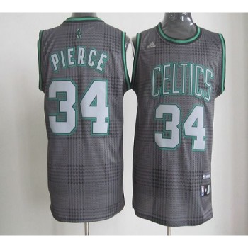 Celtics #34 Paul Pierce Black Rhythm Fashion Embroidered NBA Jersey Celtics #34 Paul Pierce Black Rhythm Fashion Embroidered NBA Jersey