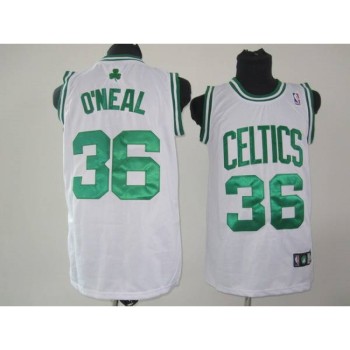 Celtics #36 O'Neal Stitched White NBA Jersey Celtics #36 O'Neal Stitched White NBA Jersey