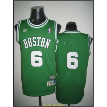 Celtics #6 Bill Russell Stitched Green Throwback NBA Jersey Celtics #6 Bill Russell Stitched Green Throwback NBA Jersey