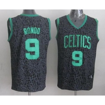 Celtics #9 Rajon Rondo Black Crazy Light Stitched NBA Jersey Celtics #9 Rajon Rondo Black Crazy Light Stitched NBA Jersey