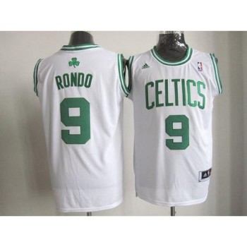 Celtics #9 Rajon Rondo Stitched White NBA Jersey Celtics #9 Rajon Rondo Stitched White NBA Jersey