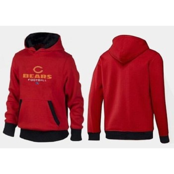 Chicago Bears Critical Victory Pullover Hoodie Red & Black