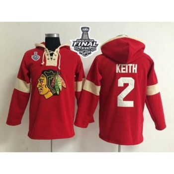Chicago Blackhawks #2 Duncan Keith Red 2015 Stanley Cup Pullover NHL Hoodie Chicago Blackhawks #2 Duncan Keith Red 2015 Stanley Cup Pullover NHL Hoodie