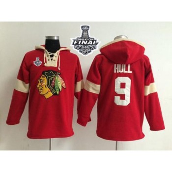 Chicago Blackhawks #9 Bobby Hull Red 2015 Stanley Cup Pullover NHL Hoodie Chicago Blackhawks #9 Bobby Hull Red 2015 Stanley Cup Pullover NHL Hoodie