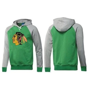 Chicago Blackhawks Pullover Hoodie Green & Red