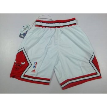 Chicago Bulls White NBA Shorts Chicago Bulls White NBA Shorts