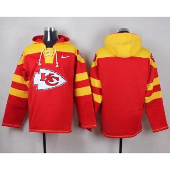 Chiefs Blank Red Player Pullover NFL Hoodie Chiefs Blank Red Player Pullover NFL Hoodie
