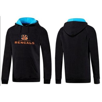 Cincinnati Bengals Authentic Logo Pullover Hoodie Black & Blue Cincinnati Bengals Authentic Logo Pullover Hoodie Black & Blue