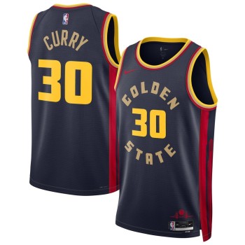 Unisex Golden State Warriors #30 Stephen Curry Navy 2024/25 Swingman Player City Edition Jersey Unisex Golden State Warriors #30 Stephen Curry Navy 2024/25 Swingman Player City Edition Jersey