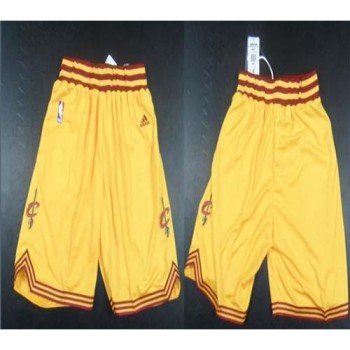 Cleveland Cavaliers Yellow NBA Shorts Cleveland Cavaliers Yellow NBA Shorts