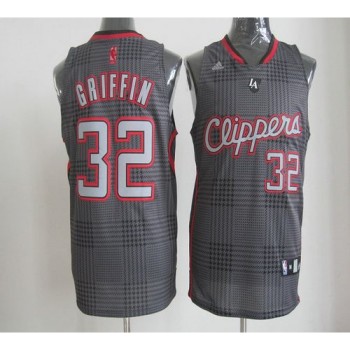 Clippers #32 Blake Griffin Black Rhythm Fashion Stitched NBA Jersey
