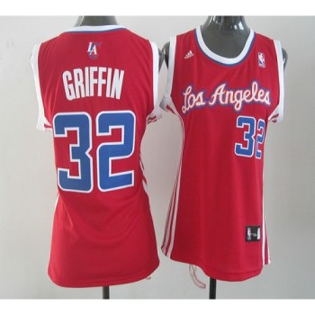 Clippers #32 Blake Griffin Red Women's Road Stitched NBA Jersey Clippers #32 Blake Griffin Red Women's Road Stitched NBA Jersey