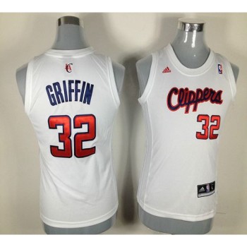 Clippers #32 Blake Griffin White Women Fashion Stitched NBA Jersey Clippers #32 Blake Griffin White Women Fashion Stitched NBA Jersey