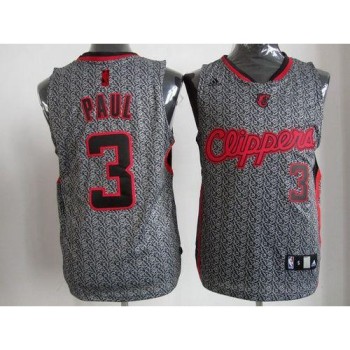 Clippers #3 Chris Paul Grey Static Fashion Stitched NBA Jersey Clippers #3 Chris Paul Grey Static Fashion Stitched NBA Jersey
