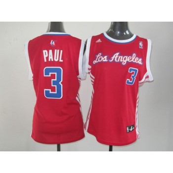 Clippers #3 Chris Paul Red Women's Road Stitched NBA Jersey Clippers #3 Chris Paul Red Women's Road Stitched NBA Jersey