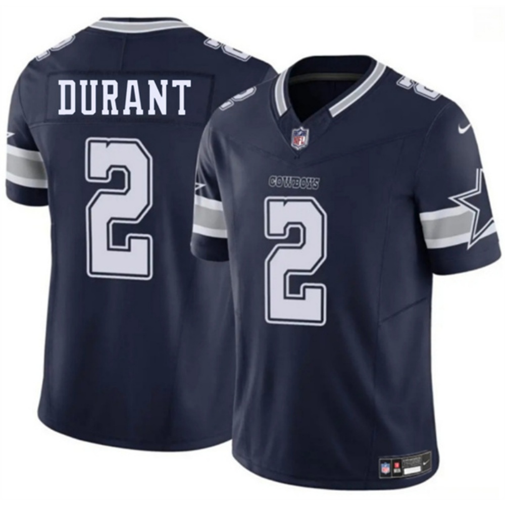 Men's Dallas Cowboys #2 Cobie Durant Navy F.U.S.E Vapor Untouchable Limited Stitched Football Jersey