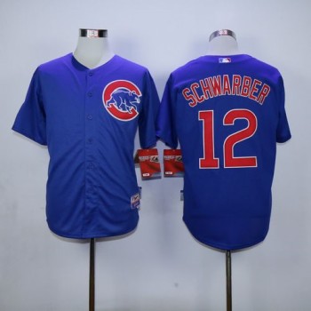 Cubs #12 Kyle Schwarber Blue Cool Base Stitched MLB Jersey Cubs #12 Kyle Schwarber Blue Cool Base Stitched MLB Jersey