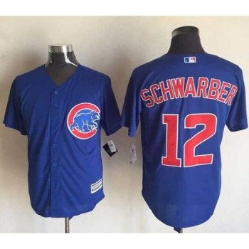 Cubs #12 Kyle Schwarber Blue New Cool Base Stitched MLB Jersey Cubs #12 Kyle Schwarber Blue New Cool Base Stitched MLB Jersey