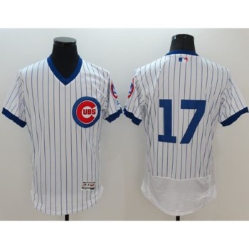 Cubs #17 Kris Bryant White Flexbase Authentic Collection Cooperstown Stitched MLB Jersey Cubs #17 Kris Bryant White Flexbase Authentic Collection Cooperstown Stitched MLB Jersey