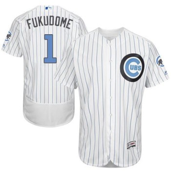 Cubs #1 Kosuke Fukudome White(Blue Strip) Flexbase Authentic Collection 2016 Father's Day Stitched MLB Jersey Cubs #1 Kosuke Fukudome White(Blue Strip) Flexbase Authentic Collection 2016 Father's Day Stitched MLB Jersey