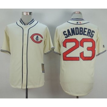 Cubs #23 Ryne Sandberg Cream 1929 Turn Back The Clock Stitched MLB Jersey Cubs #23 Ryne Sandberg Cream 1929 Turn Back The Clock Stitched MLB Jersey