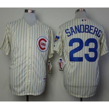 Cubs #23 Ryne Sandberg Cream 1969 Turn Back The Clock Stitched MLB Jersey Cubs #23 Ryne Sandberg Cream 1969 Turn Back The Clock Stitched MLB Jersey