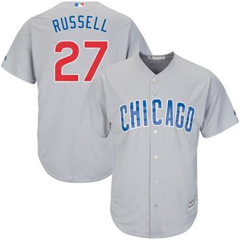 Cubs #27 Addison Russell Grey Road Stitched Youth MLB Jersey Cubs #27 Addison Russell Grey Road Stitched Youth MLB Jersey