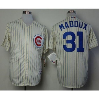 Cubs #31 Greg Maddux Cream 1969 Turn Back The Clock Stitched MLB Jersey Cubs #31 Greg Maddux Cream 1969 Turn Back The Clock Stitched MLB Jersey