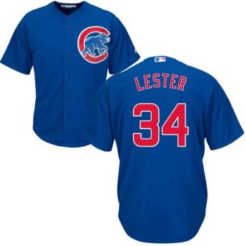 Cubs #34 Jon Lester Blue Alternate Stitched Youth MLB Jersey Cubs #34 Jon Lester Blue Alternate Stitched Youth MLB Jersey