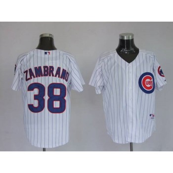 Cubs #38 Carlos Zambrano Stitched White MLB Jersey Cubs #38 Carlos Zambrano Stitched White MLB Jersey