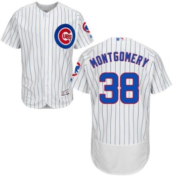 Cubs #38 Mike Montgomery White Flexbase Authentic Collection Stitched MLB Jersey Cubs #38 Mike Montgomery White Flexbase Authentic Collection Stitched MLB Jersey