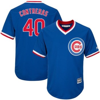 Cubs #40 Willson Contreras Blue Cooperstown Stitched Youth MLB Jersey Cubs #40 Willson Contreras Blue Cooperstown Stitched Youth MLB Jersey