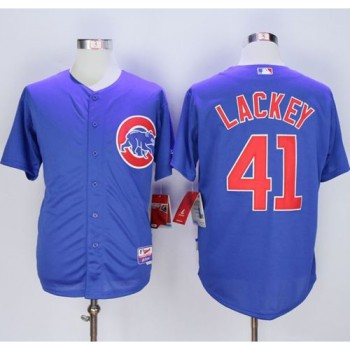 Cubs #41 John Lackey Blue Alternate Cool Base Stitched MLB Jersey Cubs #41 John Lackey Blue Alternate Cool Base Stitched MLB Jersey