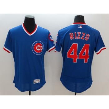 Cubs #44 Anthony Rizzo Blue Flexbase Authentic Collection Cooperstown Stitched MLB Jersey Cubs #44 Anthony Rizzo Blue Flexbase Authentic Collection Cooperstown Stitched MLB Jersey