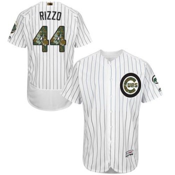 Cubs #44 Anthony Rizzo White(Blue Strip) Flexbase Authentic Collection 2016 Memorial Day Stitched MLB Jersey Cubs #44 Anthony Rizzo White(Blue Strip) Flexbase Authentic Collection 2016 Memorial Day Stitched MLB Jersey