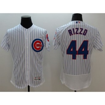 Cubs #44 Anthony Rizzo White Flexbase Authentic Collection Stitched MLB Jersey Cubs #44 Anthony Rizzo White Flexbase Authentic Collection Stitched MLB Jersey