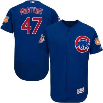 Cubs #47 Miguel Montero Blue Flexbase Authentic Collection Stitched MLB Jersey Cubs #47 Miguel Montero Blue Flexbase Authentic Collection Stitched MLB Jersey