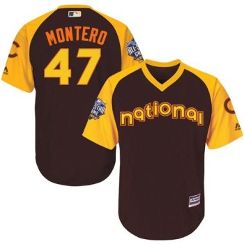 Cubs #47 Miguel Montero Brown 2016 All-Star National League Stitched Youth MLB Jersey Cubs #47 Miguel Montero Brown 2016 All-Star National League Stitched Youth MLB Jersey
