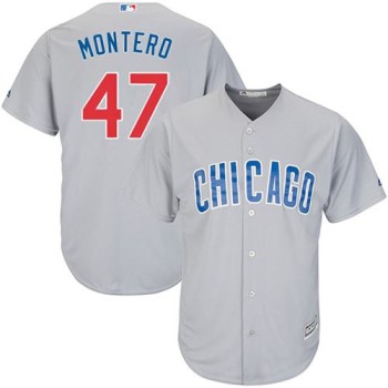 Cubs #47 Miguel Montero Grey Road Stitched Youth MLB Jersey Cubs #47 Miguel Montero Grey Road Stitched Youth MLB Jersey