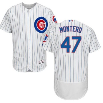 Cubs #47 Miguel Montero White Flexbase Authentic Collection Stitched MLB Jersey Cubs #47 Miguel Montero White Flexbase Authentic Collection Stitched MLB Jersey