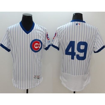 Cubs #49 Jake Arrieta White Flexbase Authentic Collection Cooperstown Stitched MLB Jersey Cubs #49 Jake Arrieta White Flexbase Authentic Collection Cooperstown Stitched MLB Jersey