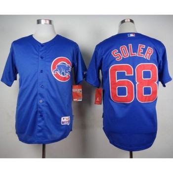 Cubs #68 Jorge Soler Blue Alternate Cool Base Stitched MLB Jersey Cubs #68 Jorge Soler Blue Alternate Cool Base Stitched MLB Jersey