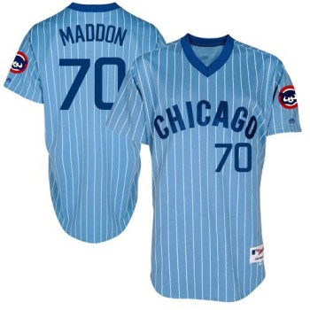 Cubs #70 Joe Maddon Blue(White Strip) Cooperstown Throwback Stitched MLB Jersey Cubs #70 Joe Maddon Blue(White Strip) Cooperstown Throwback Stitched MLB Jersey