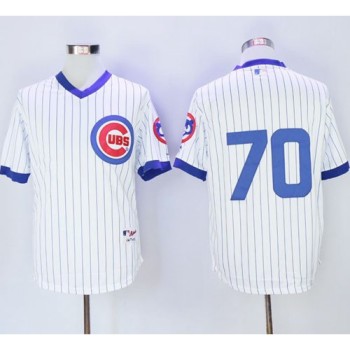 Cubs #70 Joe Maddon White 1988 Turn Back The Clock Stitched MLB Jersey Cubs #70 Joe Maddon White 1988 Turn Back The Clock Stitched MLB Jersey