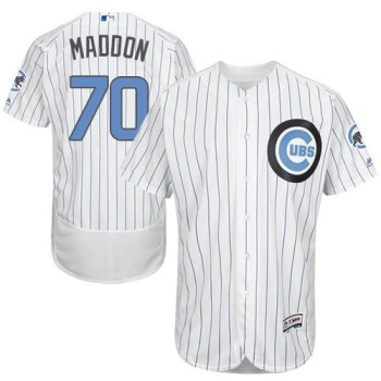 Cubs #70 Joe Maddon White(Blue Strip) Flexbase Authentic Collection 2016 Father's Day Stitched MLB Jersey Cubs #70 Joe Maddon White(Blue Strip) Flexbase Authentic Collection 2016 Father's Day Stitched MLB Jersey