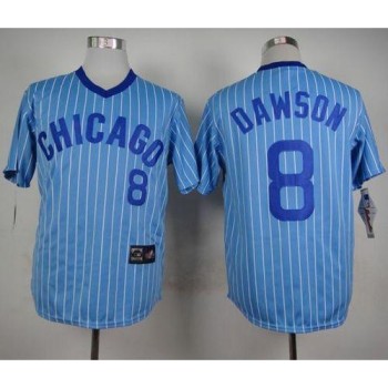 Cubs #8 Andre Dawson Blue(White Strip) Cooperstown Throwback Stitched MLB Jersey Cubs #8 Andre Dawson Blue(White Strip) Cooperstown Throwback Stitched MLB Jersey