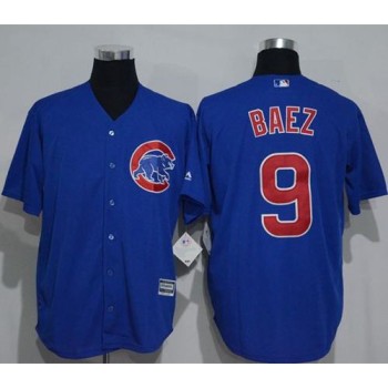 Cubs #9 Javier Baez Blue New Cool Base Stitched MLB Jersey Cubs #9 Javier Baez Blue New Cool Base Stitched MLB Jersey